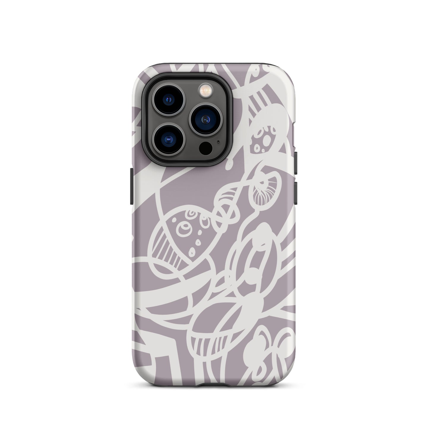 Dream Flow iPhone 14 Pro Tough Case – abstract artistic line design