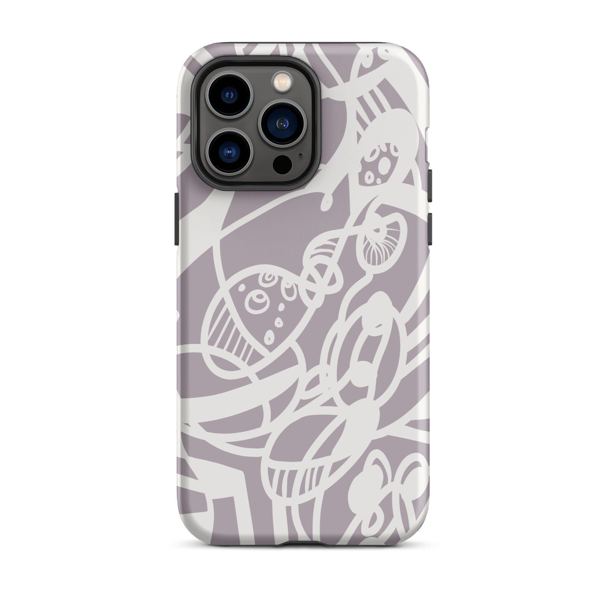 Dream Flow iPhone 14 Pro Max Tough Case – abstract artistic line design