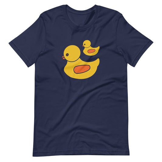 Duckling Duo Unisex T-Shirt | Fun & Cute | Navy T-Shirt