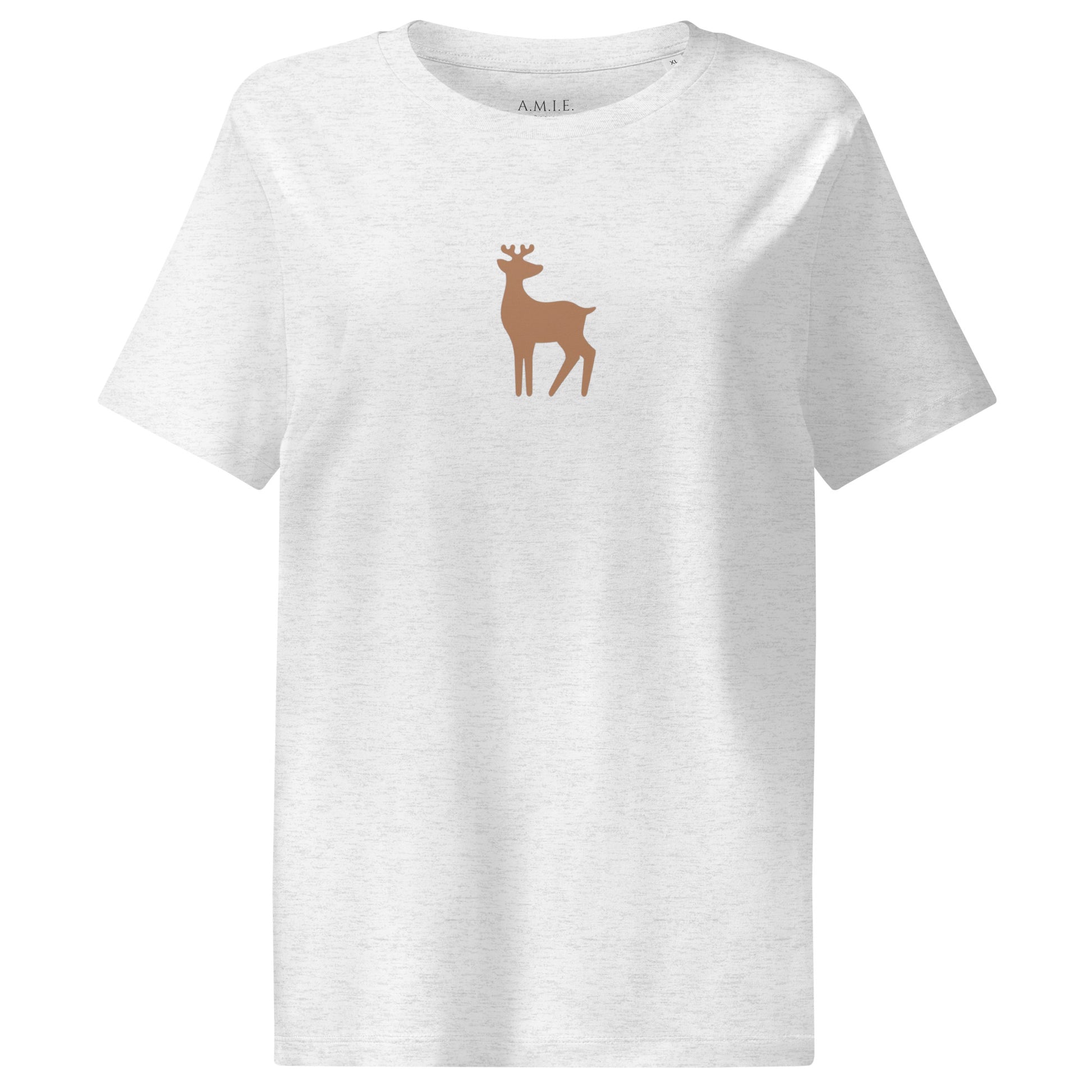 Minimalist deer design tee for women