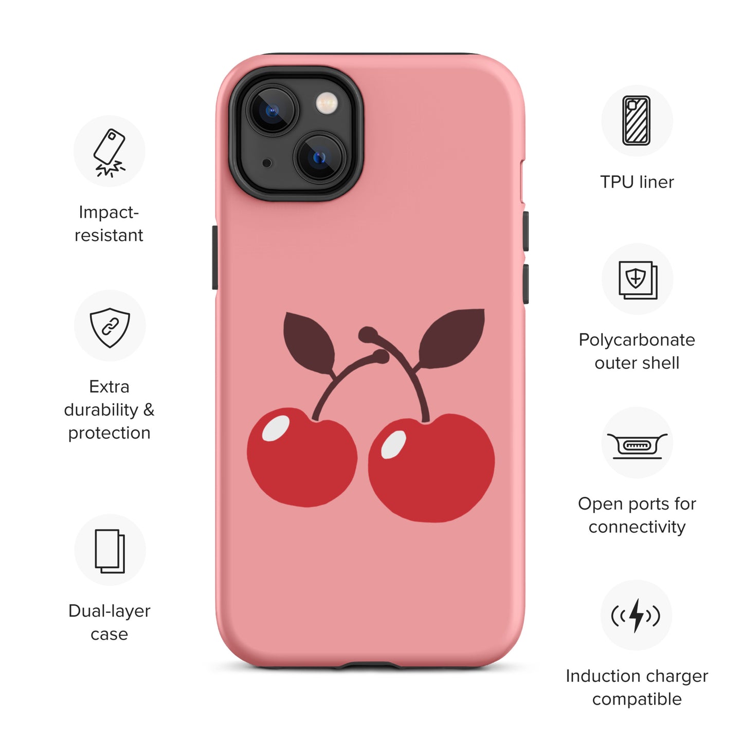 Cherry Cheer Tough Case for iPhone® 14 Plus | Sweet Style