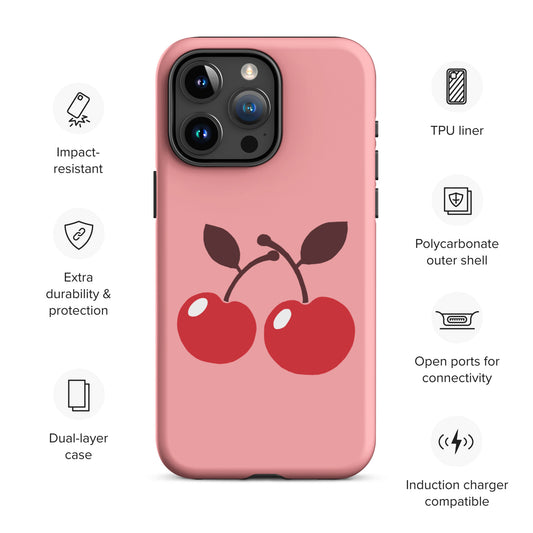 Cherry Cheer Tough Case for iPhone® 15 Pro Max | Sweet Style