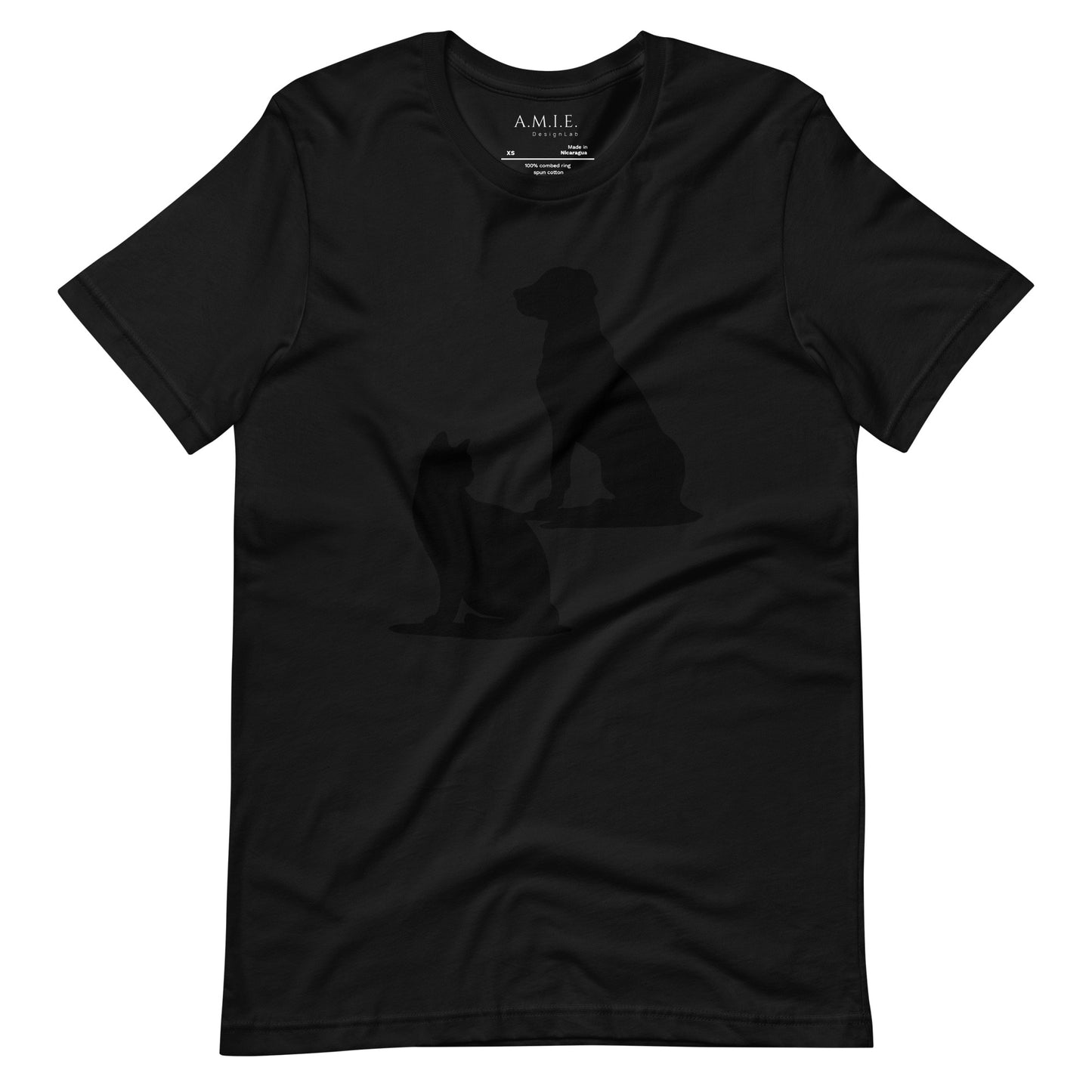 Classic Duo Unisex T-Shirt | Beloved Pet Design | Black T-Shirt